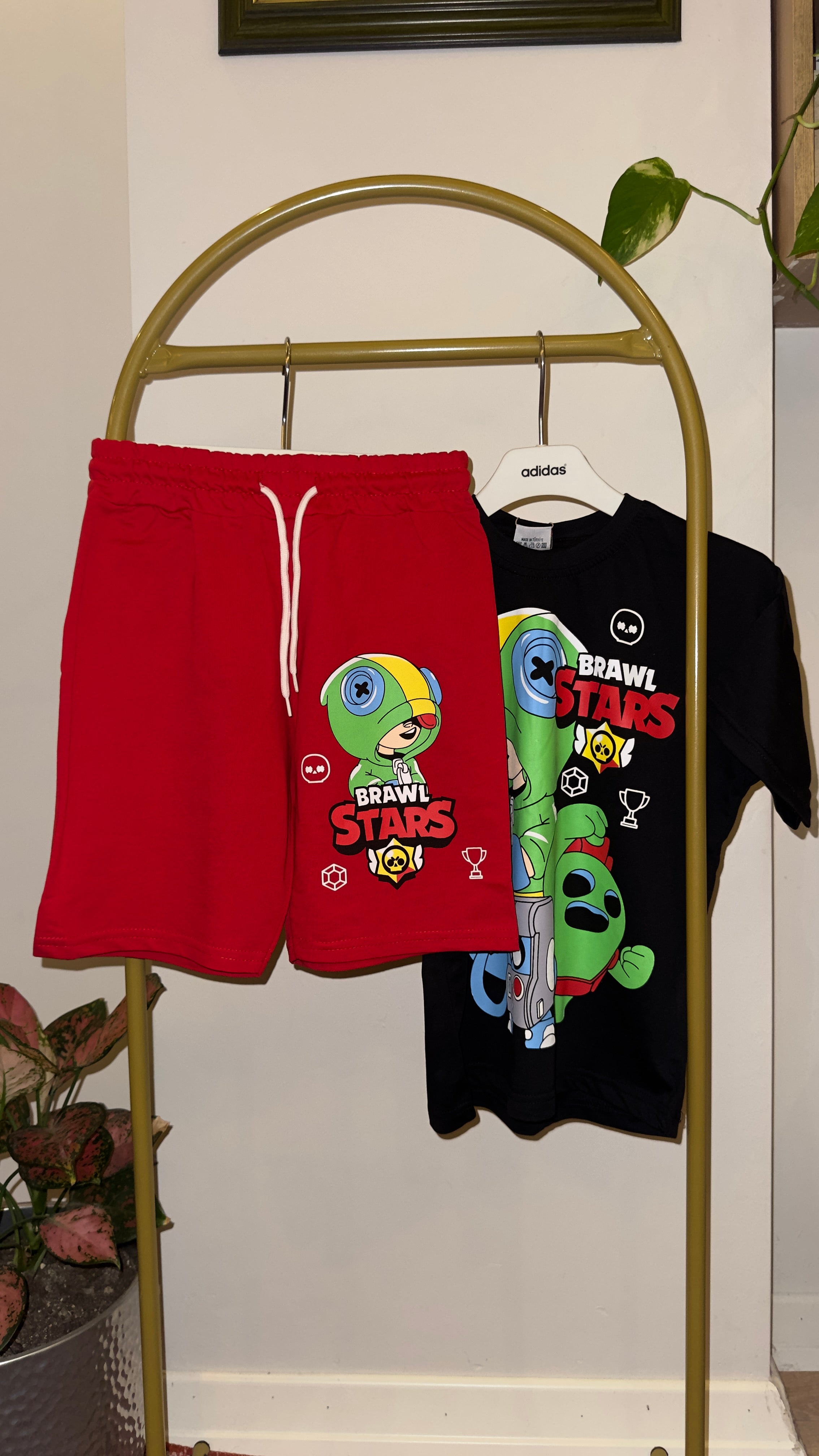 Brawl Stars Baskılı Şortlu Takım