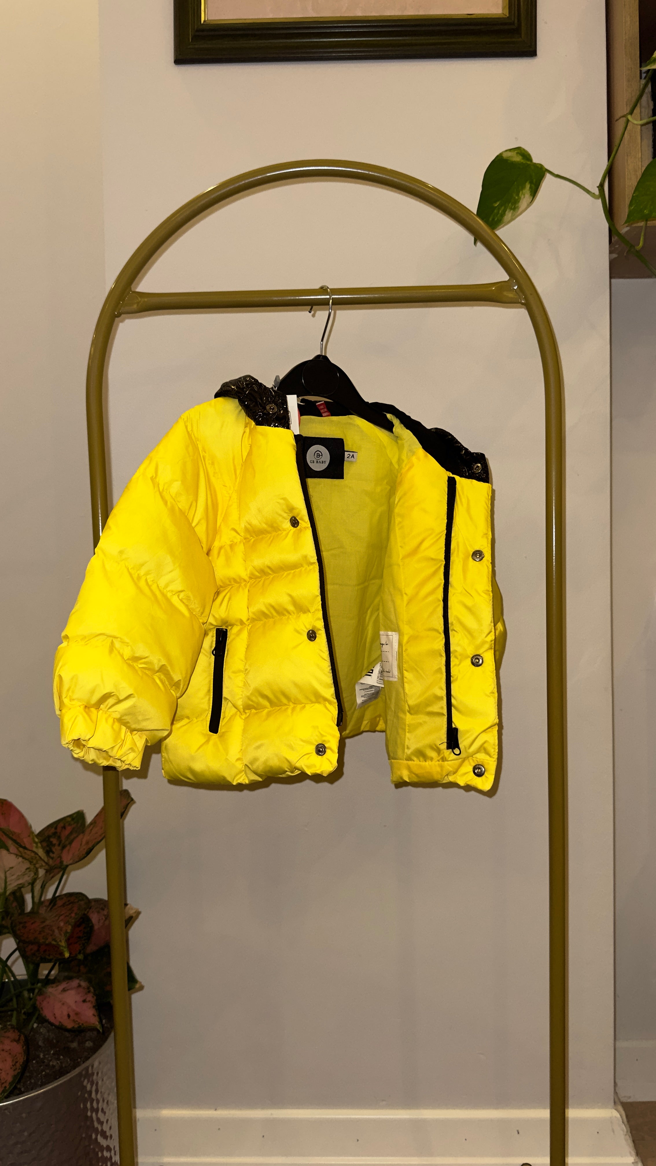 B&G Store Erkek Bebek Sarı Mont