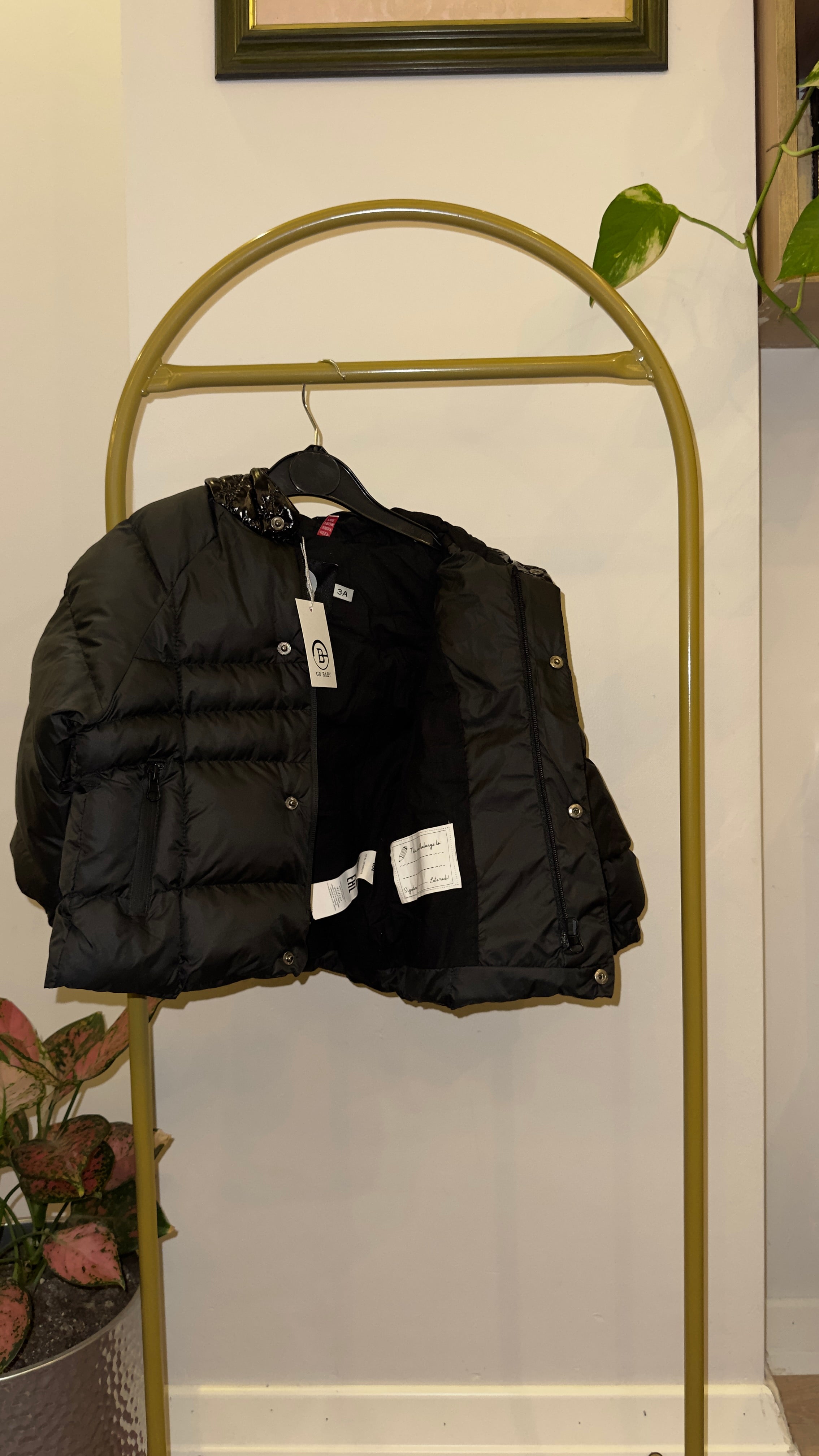 B&G Erkek Bebek Siyah Mont