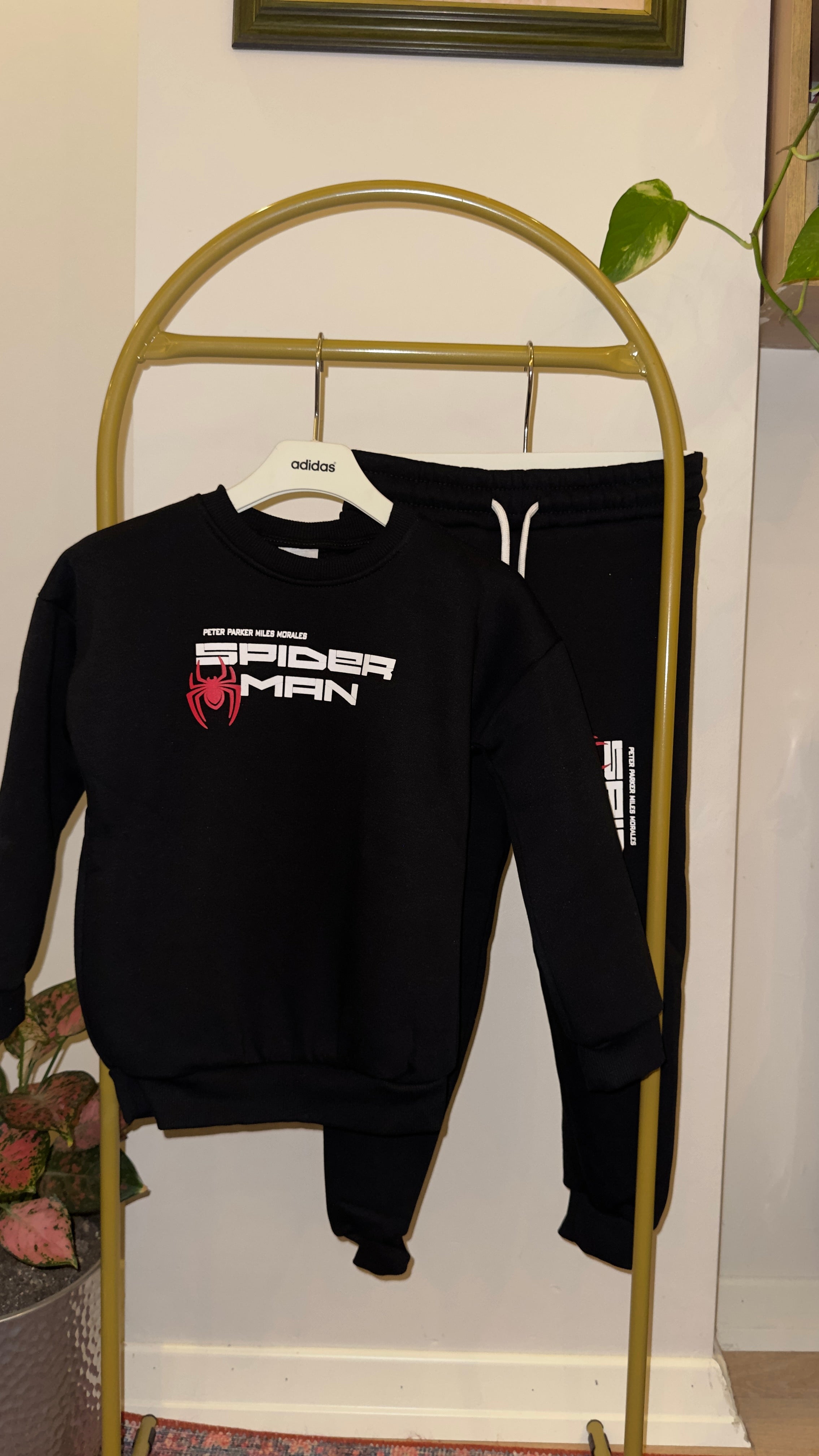 Spider-Man Miles Morales Baskılı Çocuk Eşofman Takımı