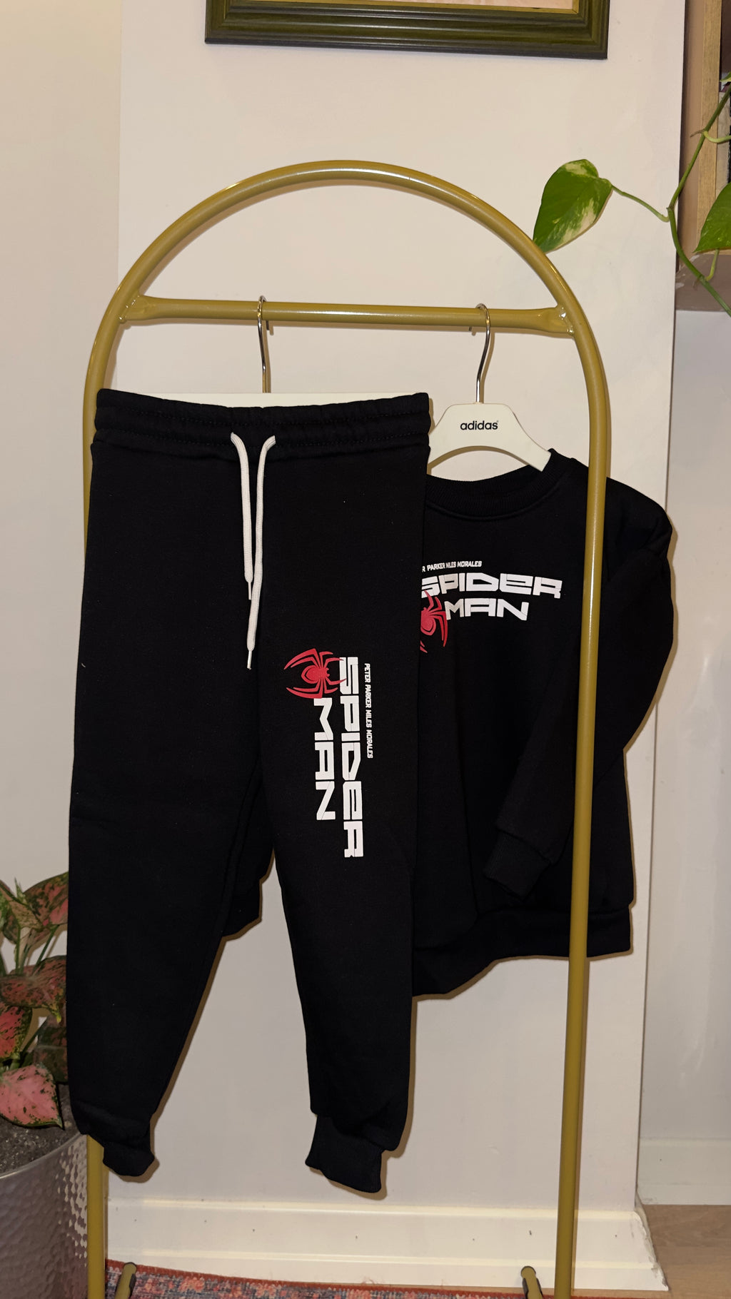 Spider-Man Miles Morales Baskılı Çocuk Eşofman Takımı