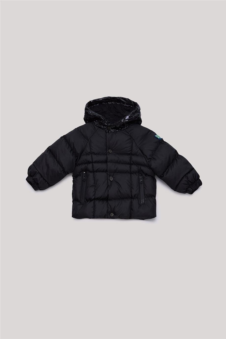 B&G Erkek Bebek Siyah Mont