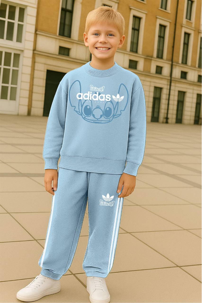Adidas Stitch Baskılı Turkuaz Takım