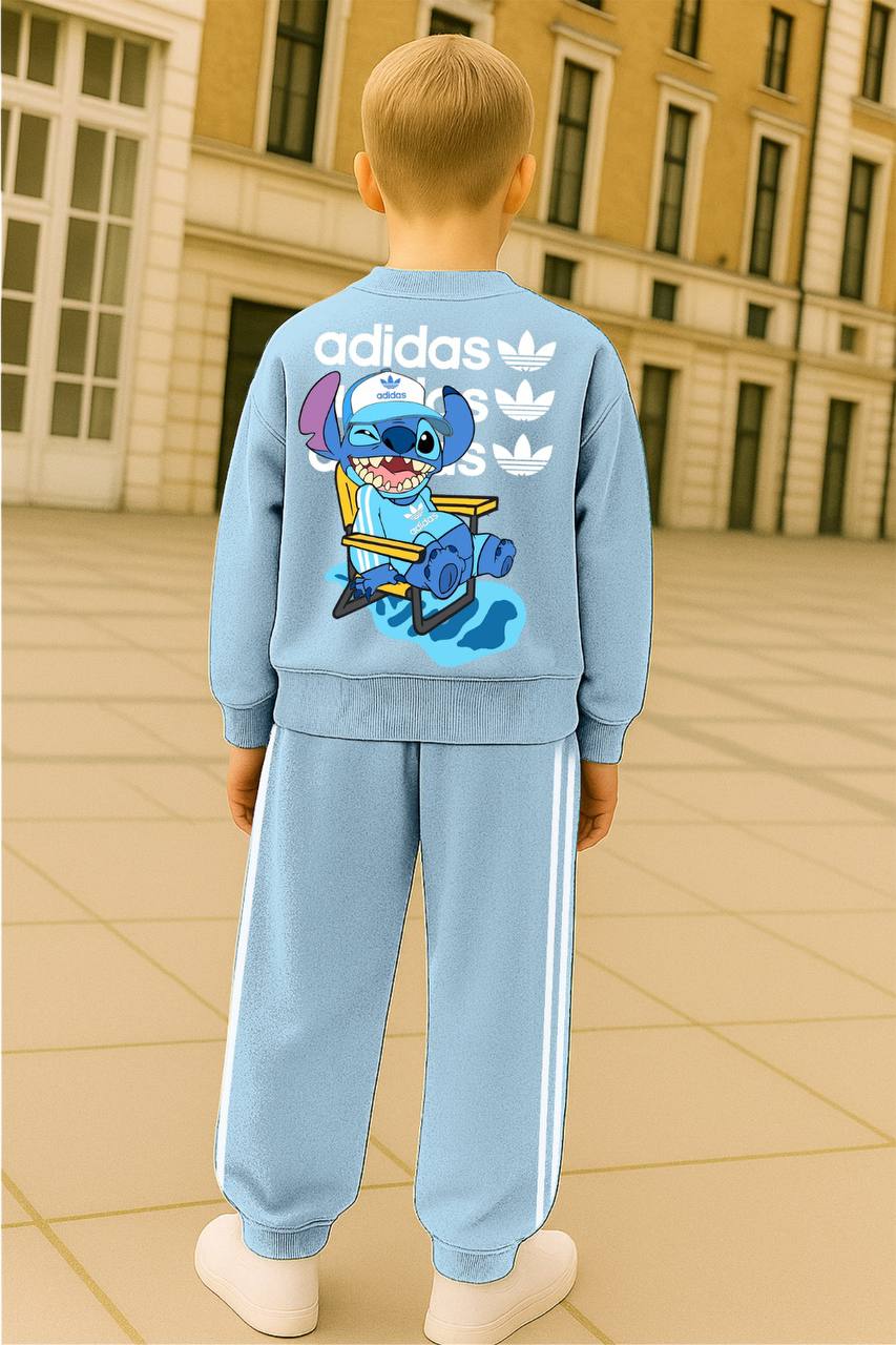 Adidas Stitch Baskılı Turkuaz Takım